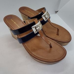 Tommy Hilfiger wedge sandals size 10